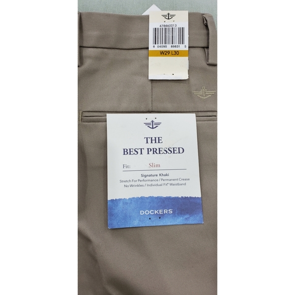 Dockers Slim Fit Khaki 29 X 30 - Picture 6 of 6